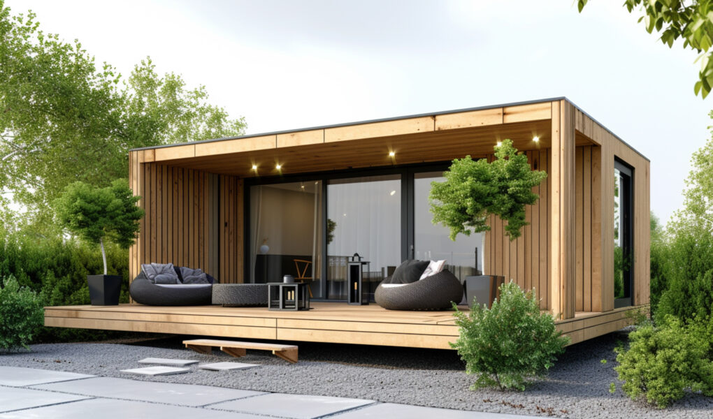 mały dom modułowy